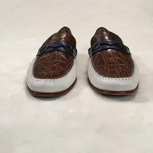 Mezlan | Shoes | Mezlan Platinum Gaudi Crocodile Skin Horse  display picture 1